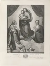 Den sixtinske Madonna [Grafikk]