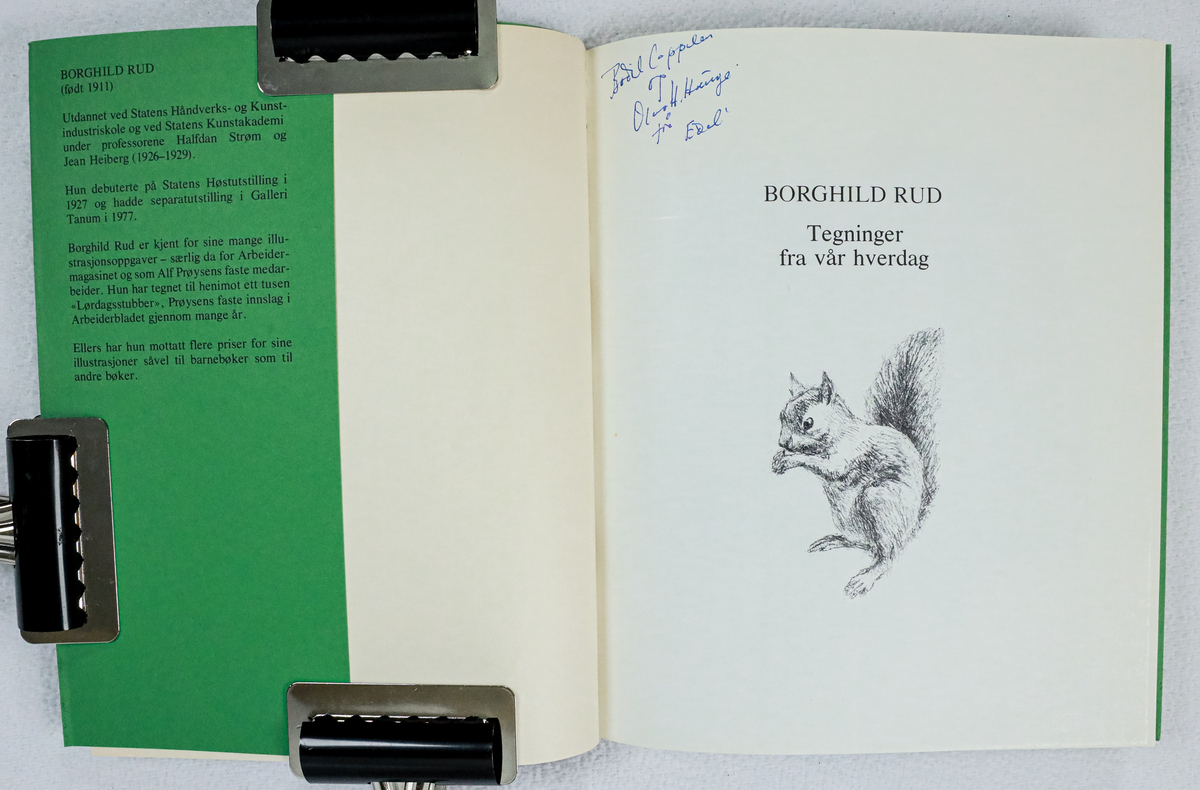 Bok frå boksamlinga til Olav H. Hauge