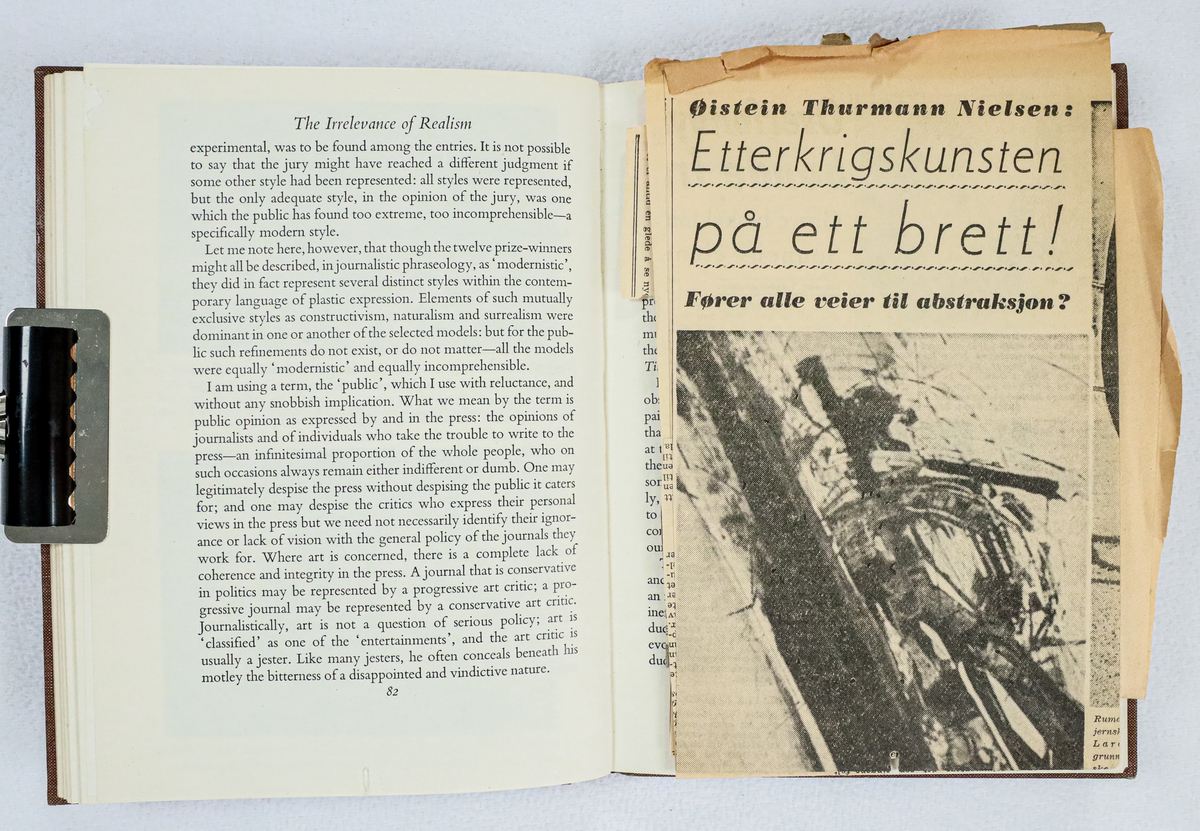 Bok frå boksamlinga til Olav H. Hauge