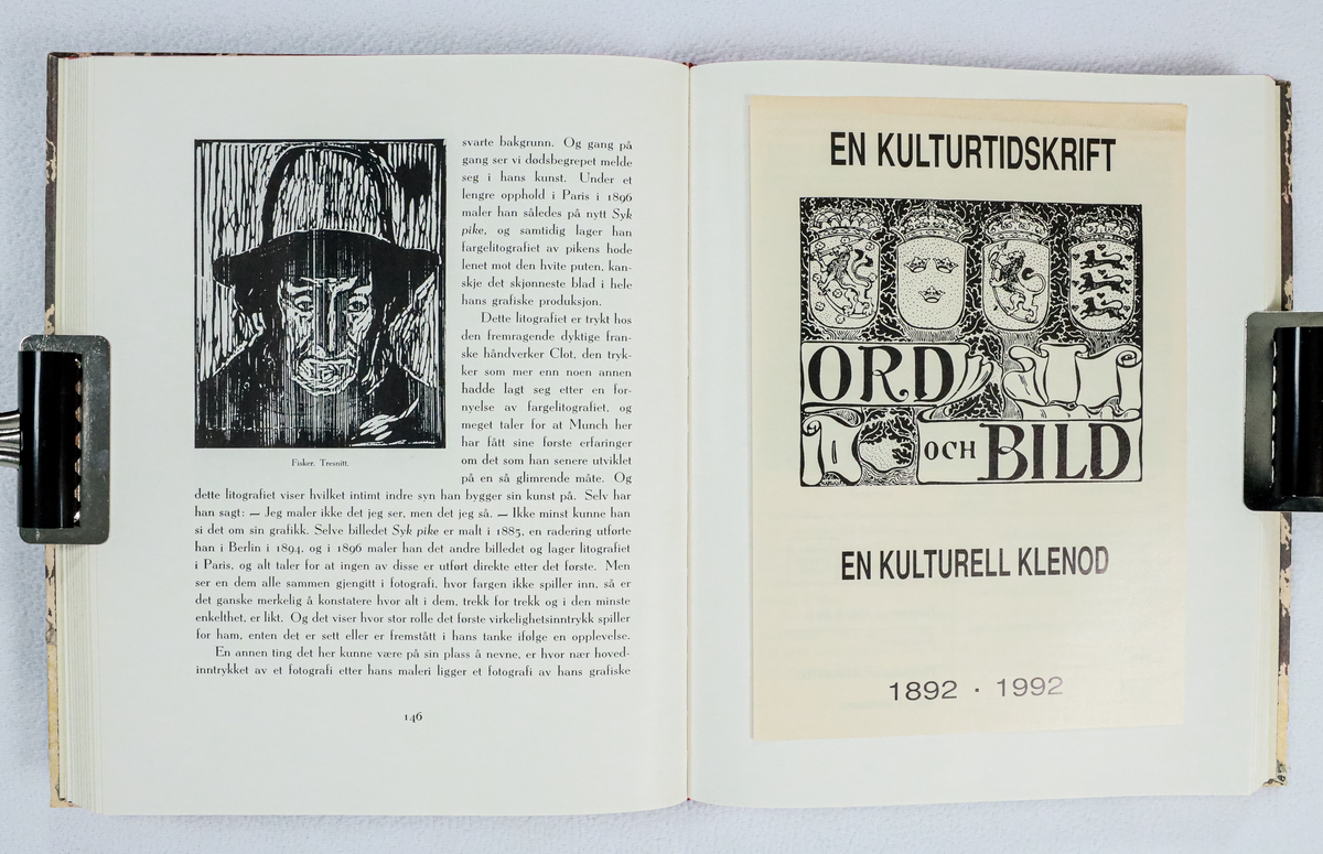 Bok frå boksamlinga til Olav H. Hauge