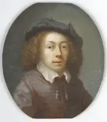 Portrett av ung mann. Kopi [Miniatyr]