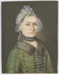 Kvinneportrett. Kopi [Miniatyr]