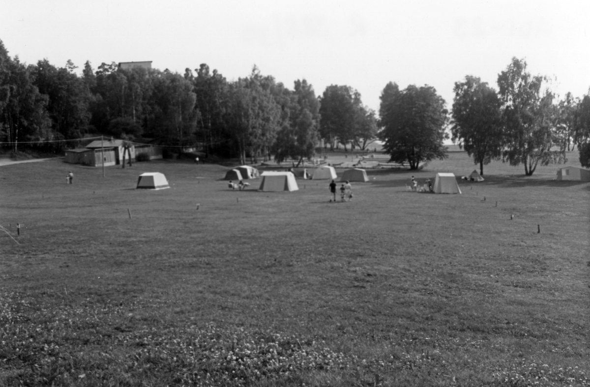 Nickstabadets camping. 

Fritid, sommar.