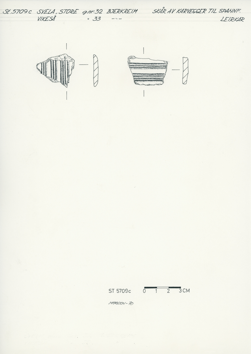 Spannformet leirkar.

Tegner: Mardon Rasmussen, 1970