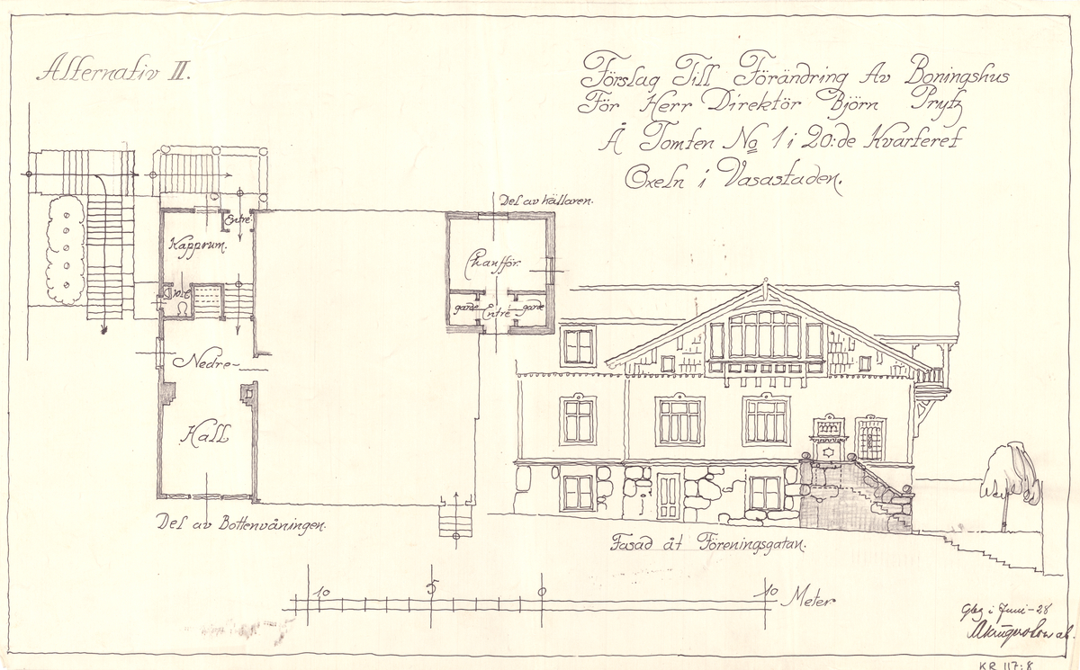 Arkitektkontoret A. Krüger & Son ABs ritningar [ritningar ...