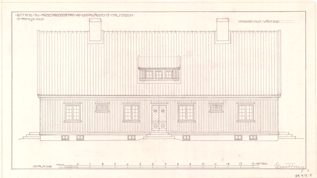 Arkitektkontoret A. Krüger & Son ABs ritningar [ritningar ...