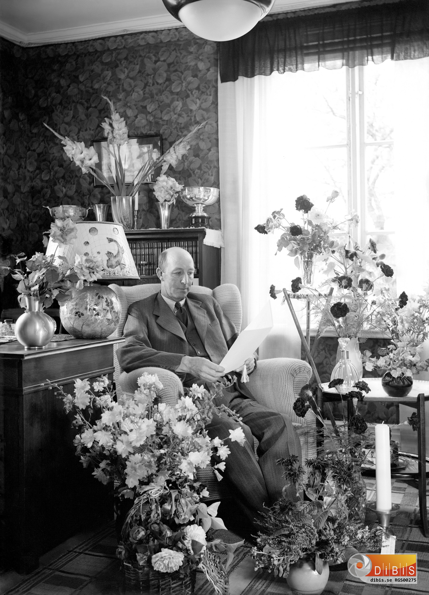 Nils Haegerstrand, Löten, Rengsjö, på 50-årsdagen.
(se bild RGS00274)