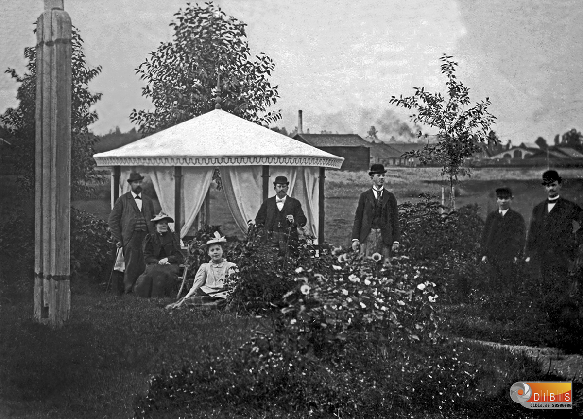 Bollnäs Långgatan Helins Trädgården