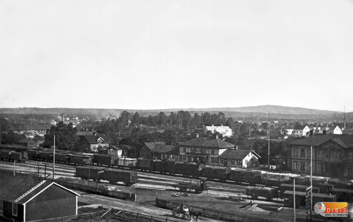 Bollnäs Järnvägsbangård.