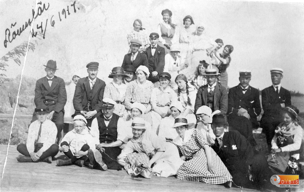 Rönnskär den24/6 1917.
Okända.