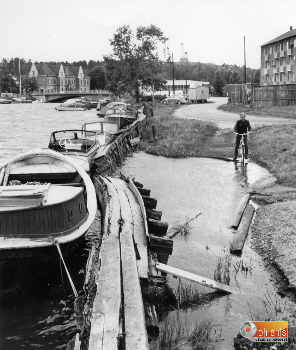 Kaj och ån i Söderhamn.