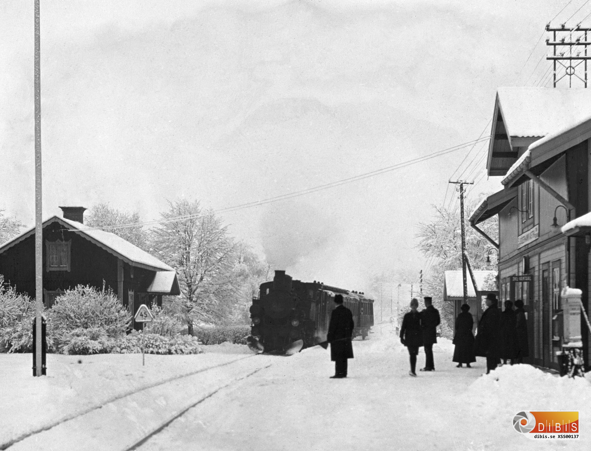 Västra station, Söderhamn i början av 1900-talet.