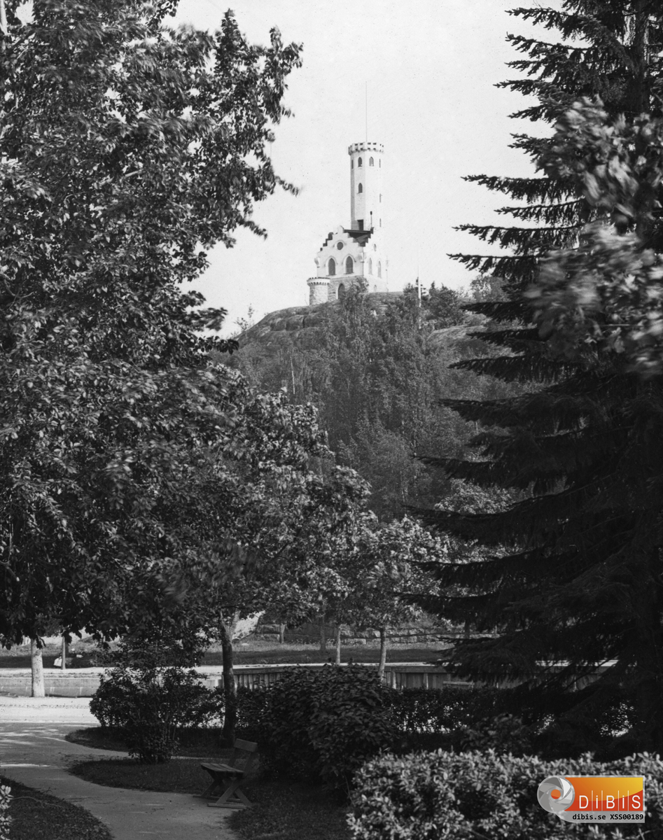 Östra berget med Oskarsborg 1921." Söderhamn.