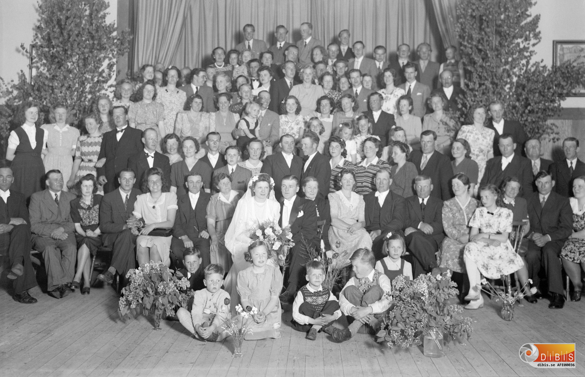 Engmans bröllop 1940-talet.