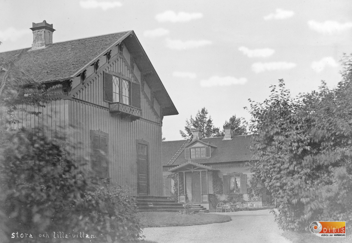 Stora och Lilla Villan i Ljusne. (Kempes)