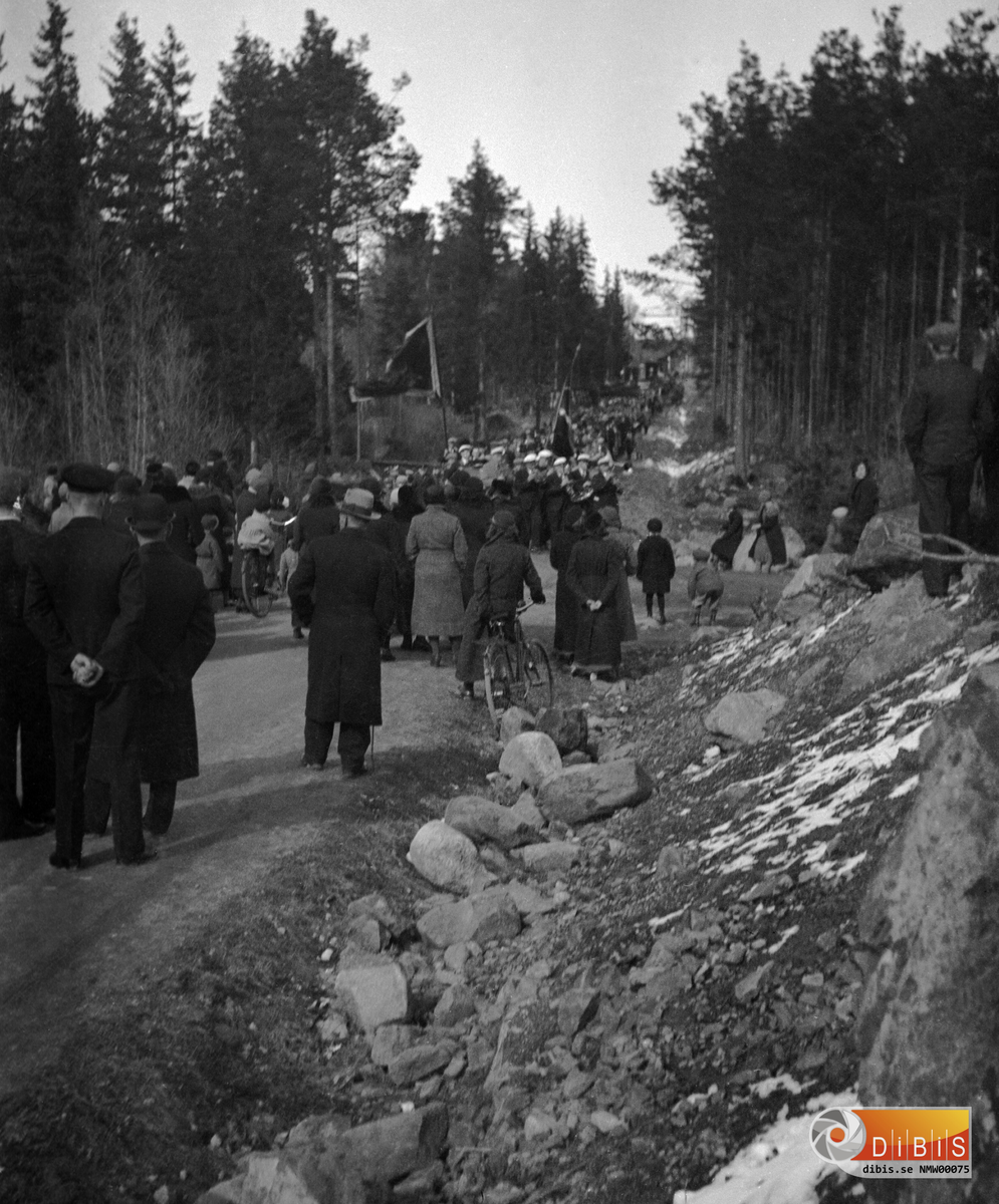 Demonstrationståg i Norrsundet