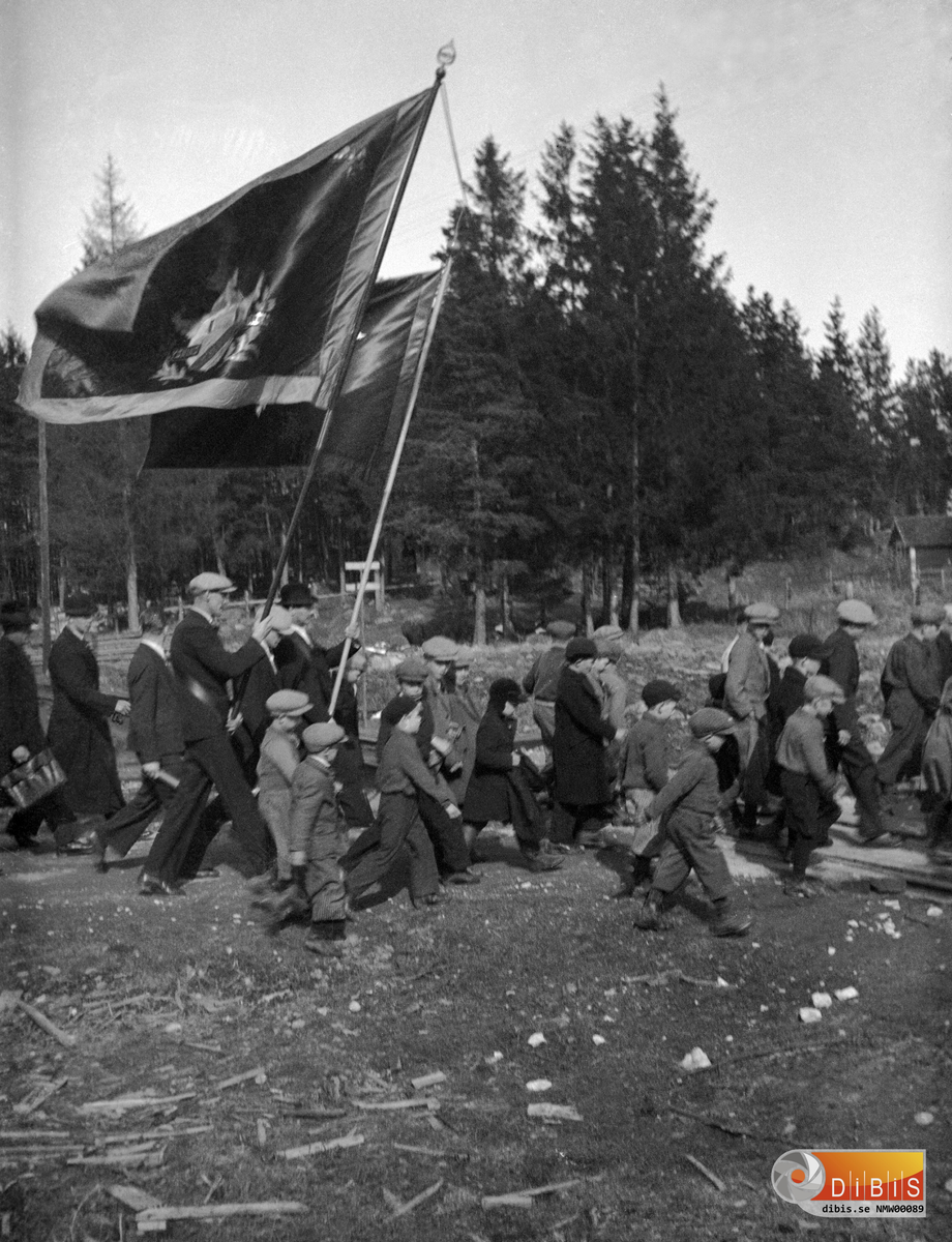 Demonstrationståg.