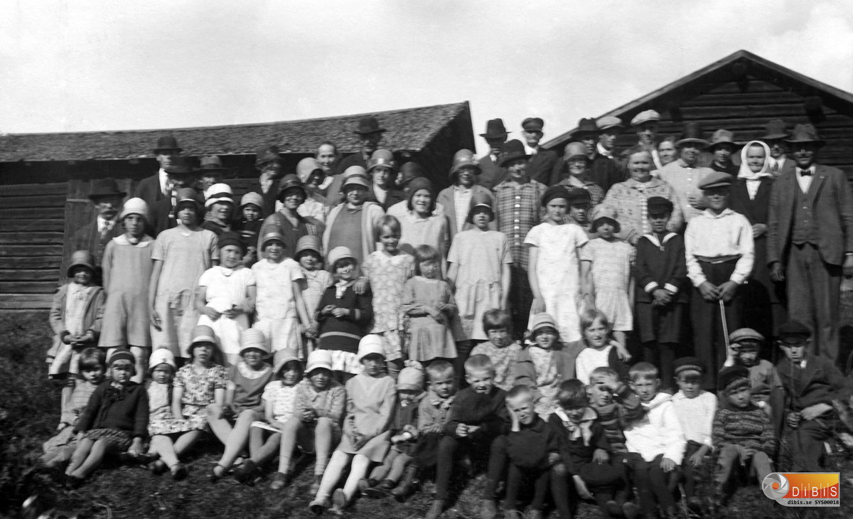Femsmyra fäbod mellan Villsjön och Bergviken.