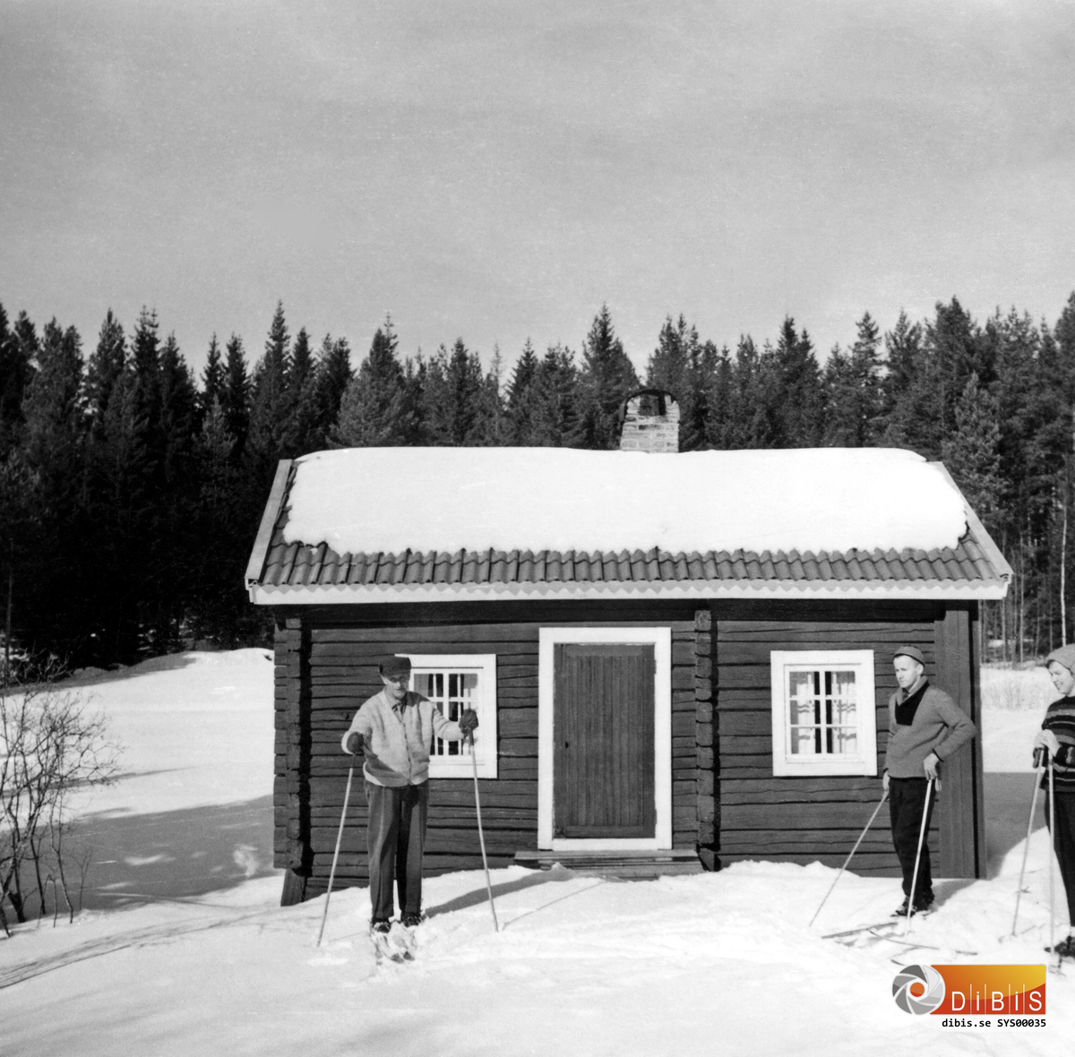 Skidutflykt till Femsmyra fäbod mellan Villsjön och Bergviken.