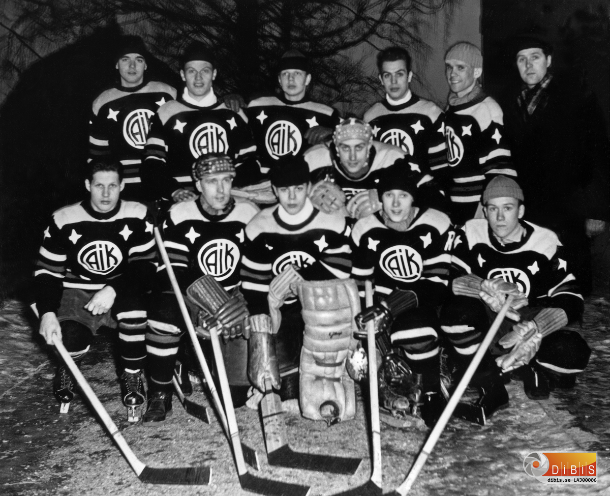 Nedre raden från vänster:
1.Holger Nordin
2.Gunnar Dunder
3.Arne Lodén
4.Curt Carlsson
5.Sture Erlandsson
6.Sven-Olov Blom

Övre raden från vänster:
1.Sone Magnusson
2.Carl Einar Lundgren
3.Leif Röstlund
4.Sune Elofsson
5.Evald Ström
6.lagledare Rolf Pettersson
