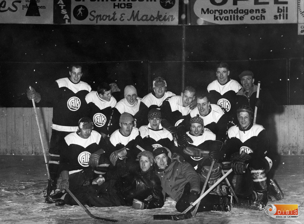 Främre raden från vänster:
1.Åke Lindberg
2.Rolf Pettersson, tränare

Mellanraden från vänster:
1.Rolf Kempe
2.Sören Dahl
3.Arne Lodén
4.Åke Forselius
5.Holger Nordin

Övre raden från vänster:
1.Harald Sjödin
2.Conny Sandberg
3.Stig-Åke Johansson
4.Gunnar Sjöberg
5.Sture Erlandsson
6.Curt Carlsson
7.Sone Magnusson
8.Tage Jonsson