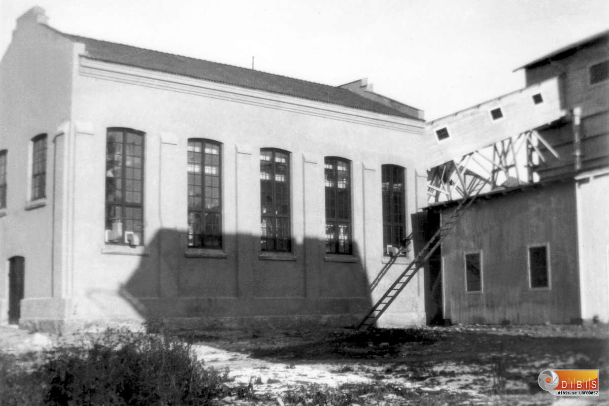 Hugghuset vid Ala sågverk på 1930-talet.