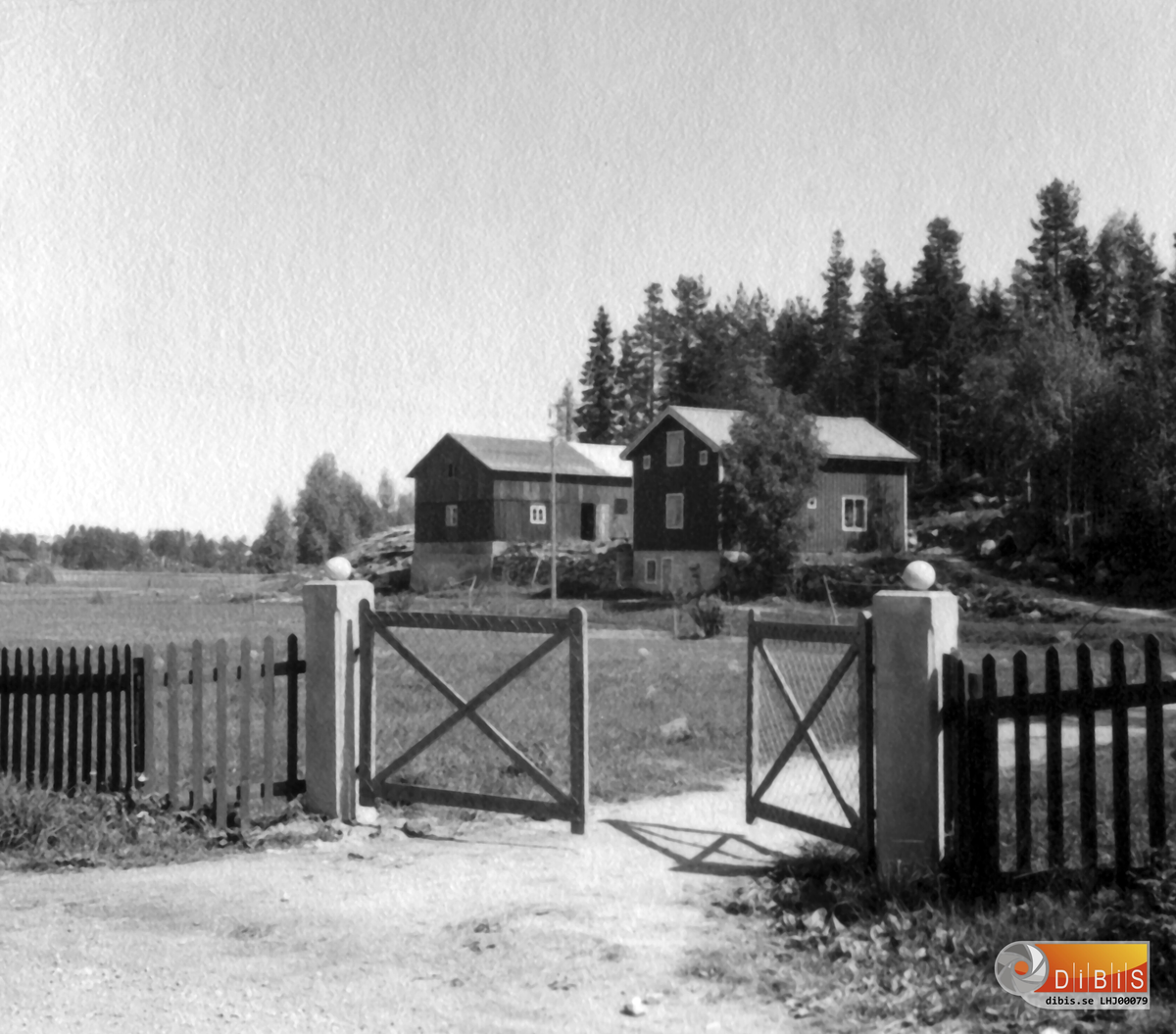 Bilden är tagen i Östanbo med Englunds hus i bakgrunden.