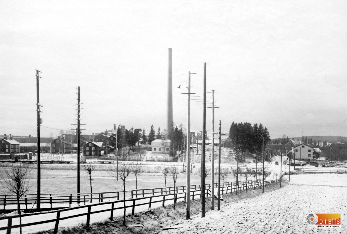 Den färdiga fabriken sedd från Herrgårdsgatan.