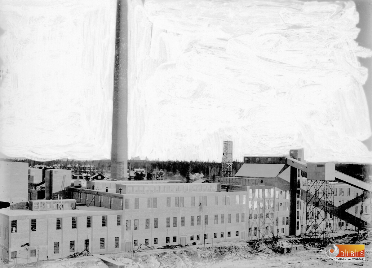 Fabriken i färdigbyggt skick november 1928.