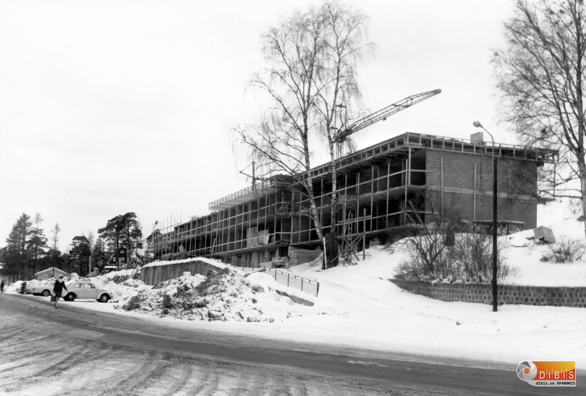 26-2 1968
Mosebacke Ljusne. (Svarvarvägen) mot Smedsvägen.