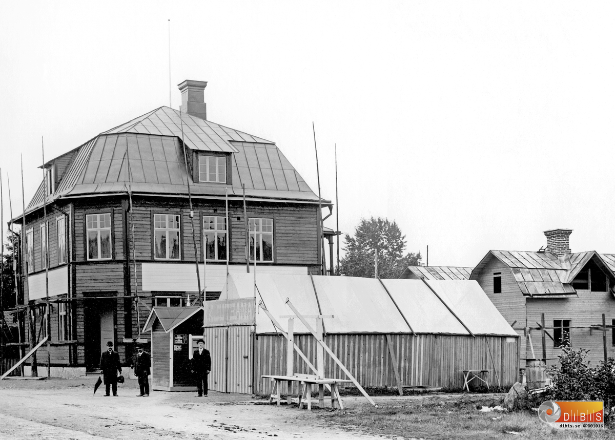 Bollnäs i början av seklet. PRIVAT HOTELL, senare Hotell Standard.