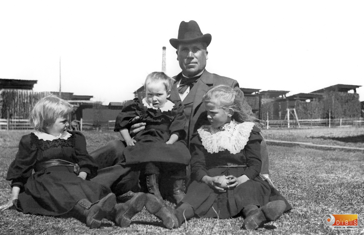Gruppbilden vid Kilafors såg 1899.