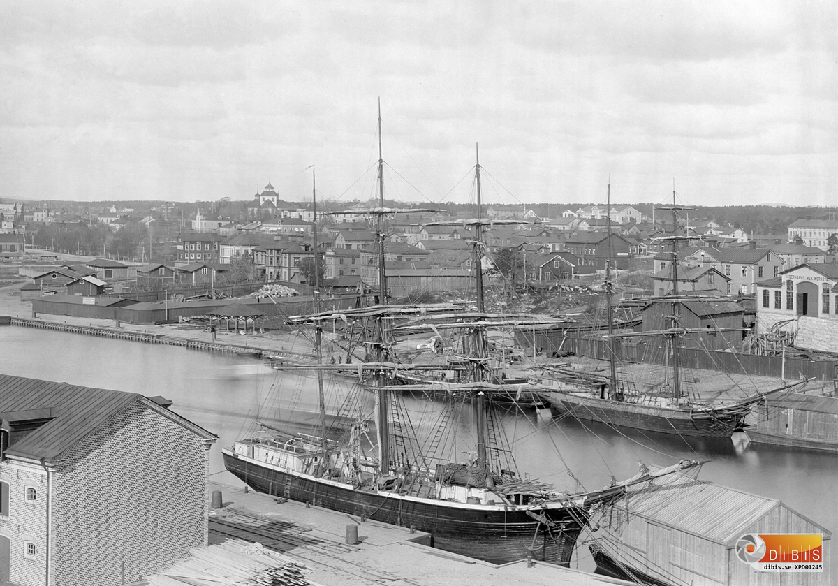 Haminloppet i Söderhamn i slutet på 1800-talet.