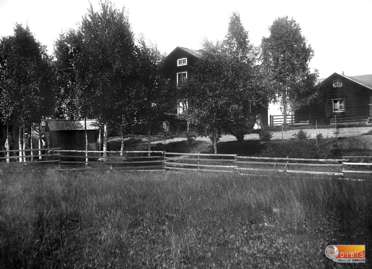 Smelinds gården sett i från den södra sidan, omkring år 1909.