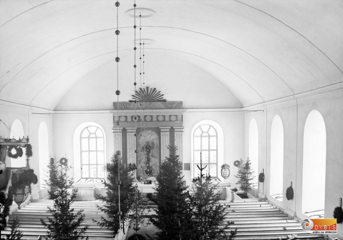 Rengsjö kyrka, interiörbild.