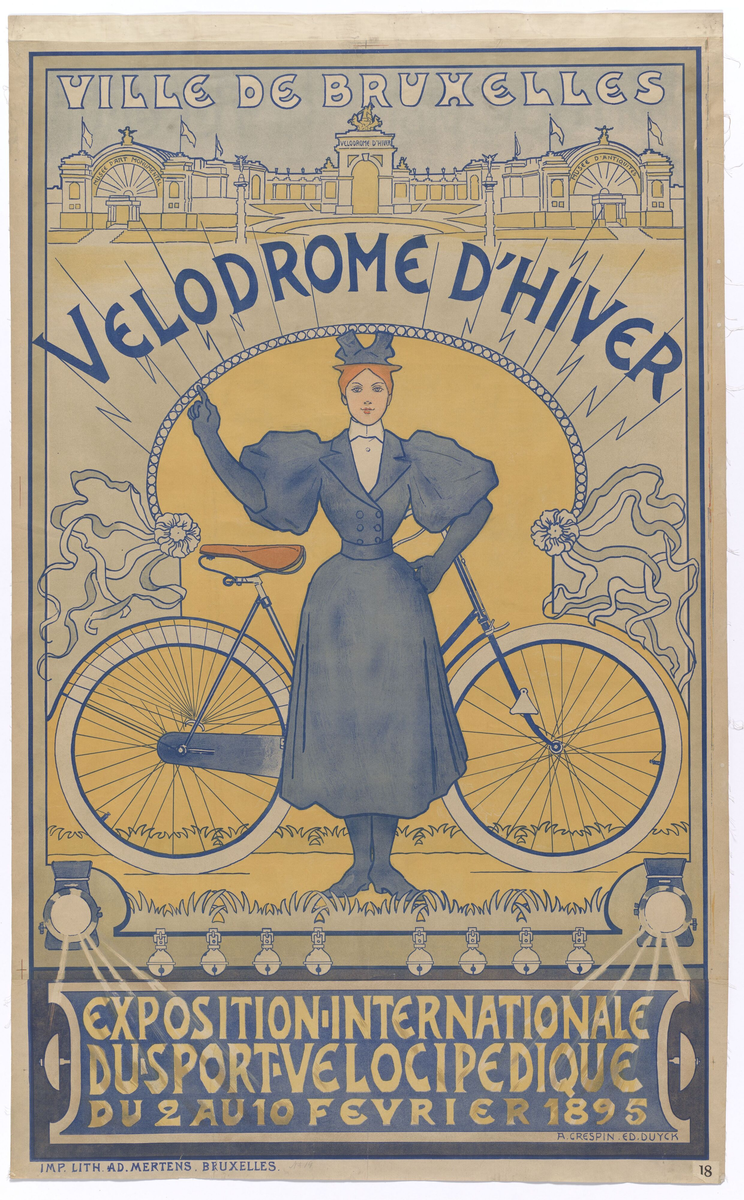 Vintervelodromen i byen Brussel [Plakat]