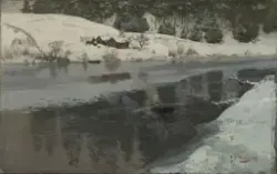 Vinter ved Simoa [Maleri]