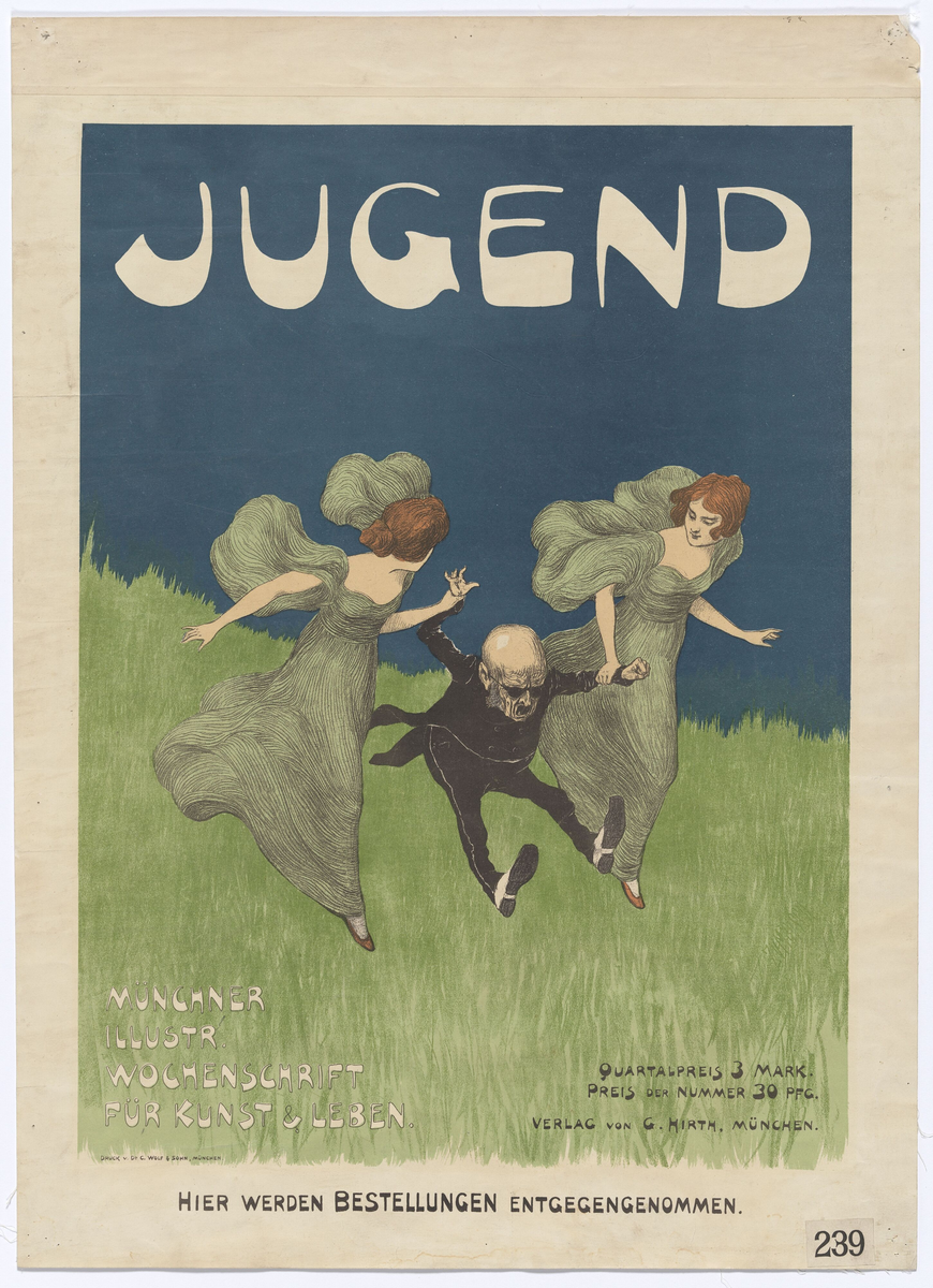 JUGEND -  Münchner illustrierte Wochenschrift für Kunst und Leben [Plakat]
