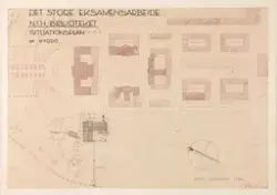 Utkast til bibliotek for NTH, situasjonsplan [Studentarbeid]