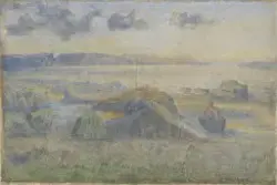 Kystlandskap [Tegning]