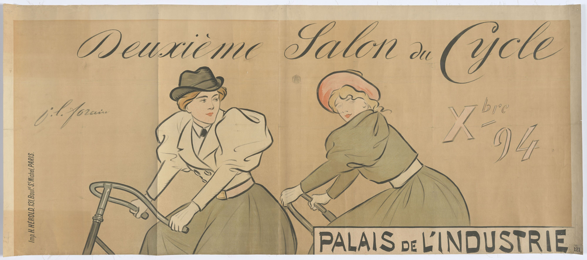 Den andre sykkelutstillingen i Industripalasset [Plakat]