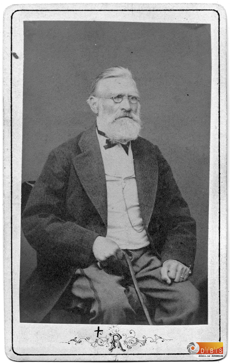 Jonas Persson, Kyrkbyn 18, Ol-Ols. Född 14/4 1837 - d 13/12 1926. Kyrkvärd 1864-1874.