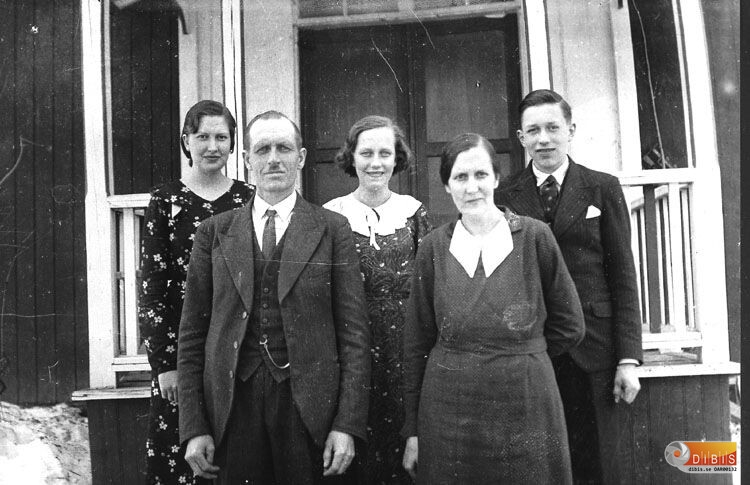 Fr.v.Julia Kristina Nymans, Axel Nymans, Agnes Birgit Nymans, Brita Maria Jernberg-
Nymans och Erik Nymans.