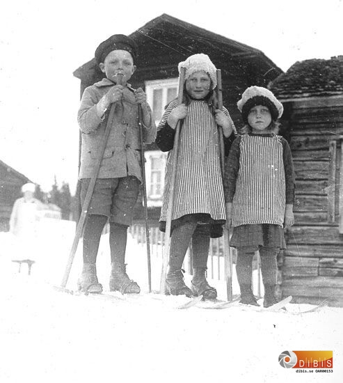 Edvin, Gunborg och Valborg Klar.