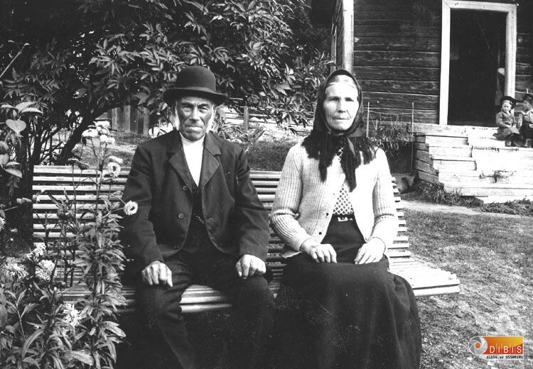 Daniel Liten med hustru Anna Maria Lindström-Liten.