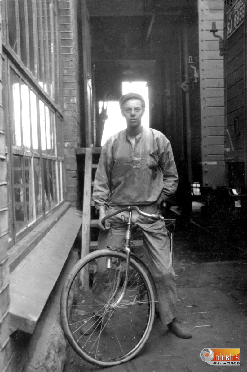 Artur Söderberg, Vannsätter, fotograferad inom sulftfabrikens område.