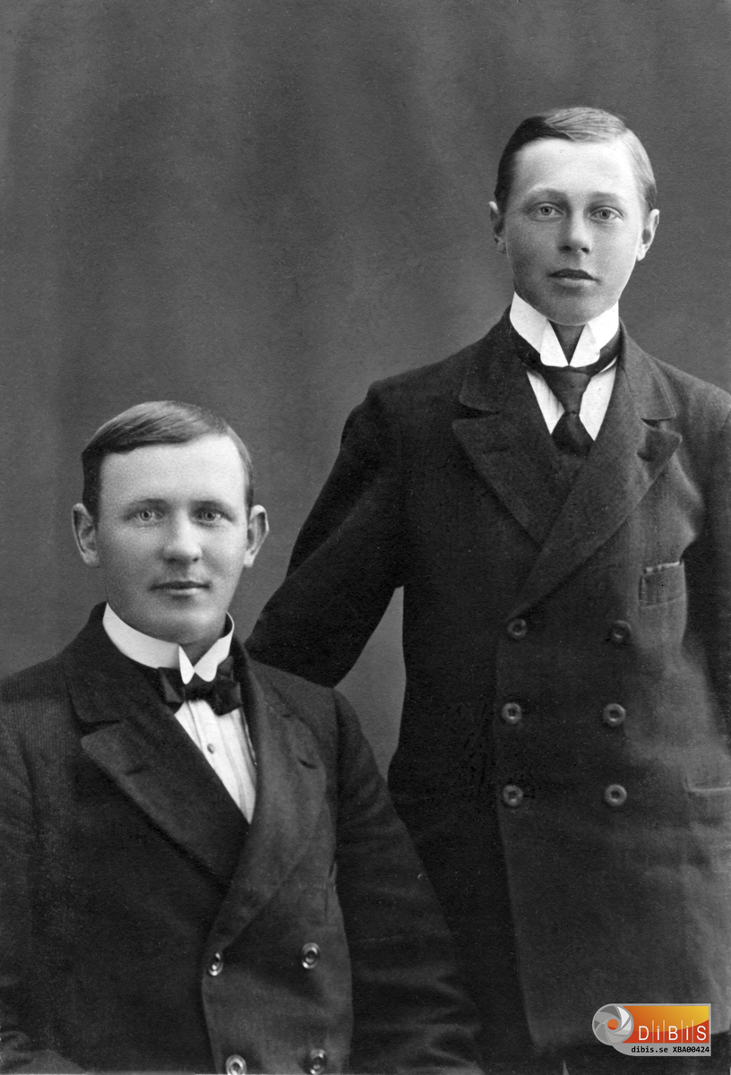Olle Karlbäck och Julius Jonsson, Sunnanå, Bergvik.