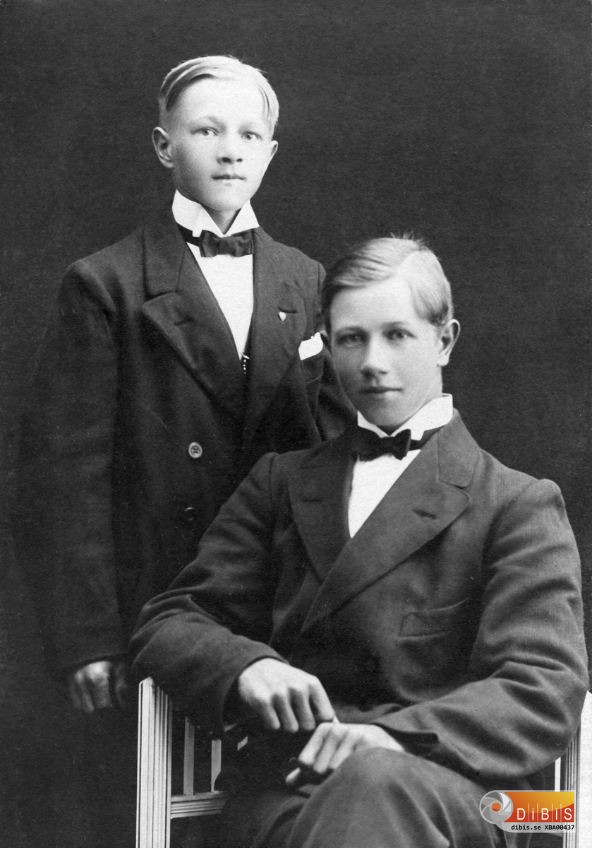Bröderna Einar Åslund och David Åslund, Sunnanå, Bergvik.