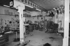 Stadsäga 263, 265, 266. Kvarteret Kölen, I,  interiör från verkstadshall