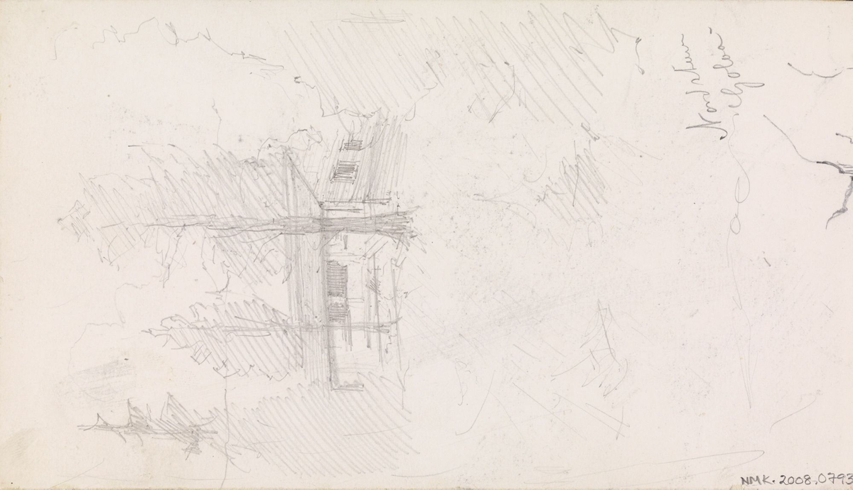 Fra Nordseter, Gålå [Tegning]